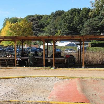 Fin de toiture du carport