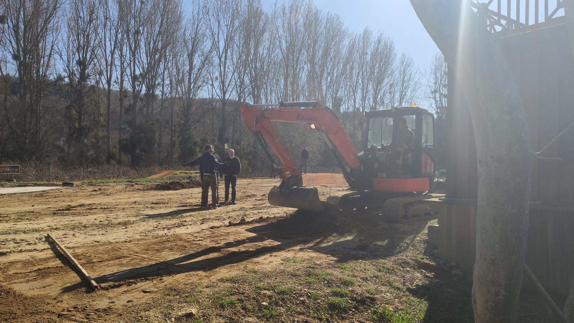 Ah un beau tractopelle