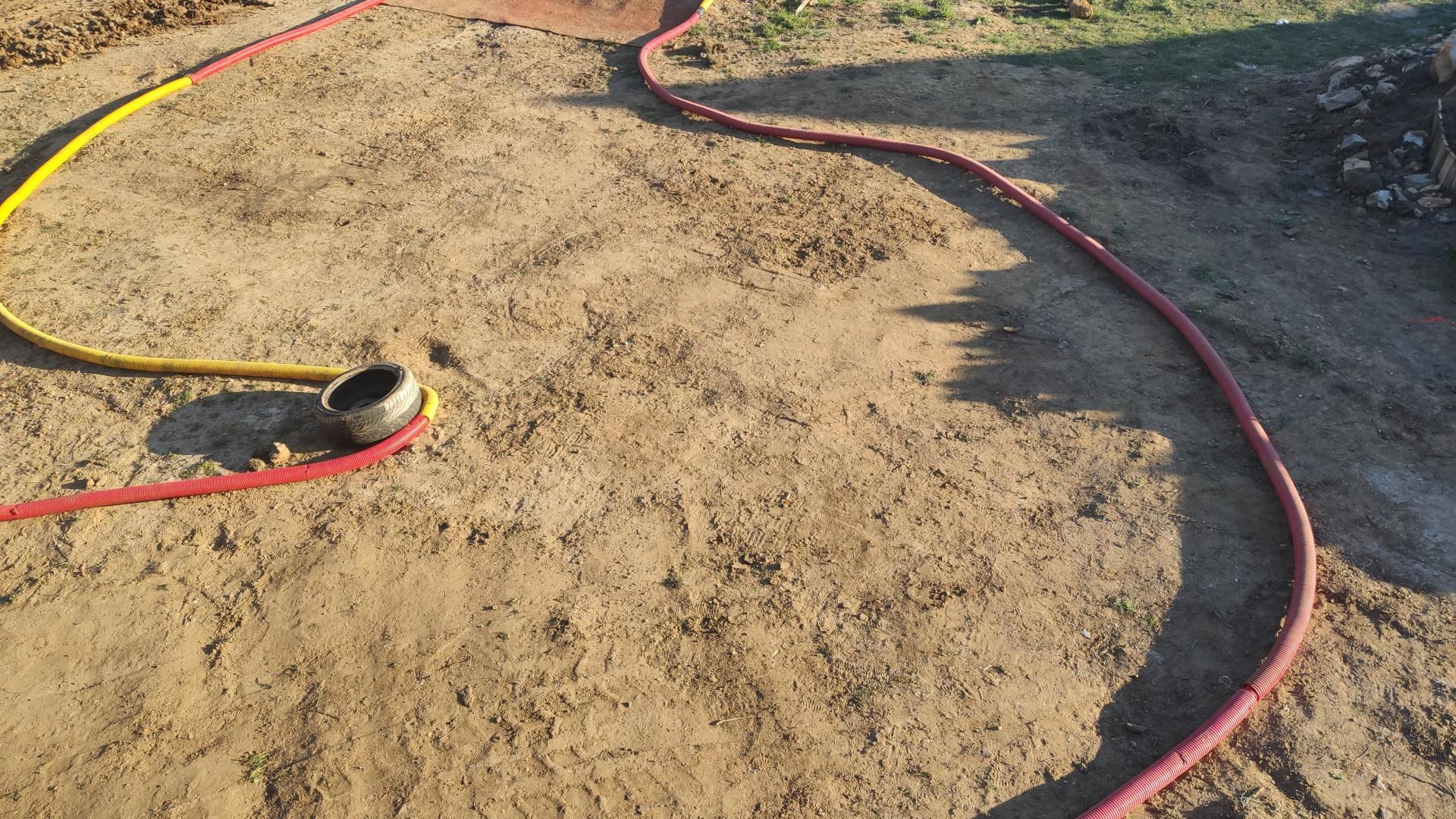 Virage devant le podium