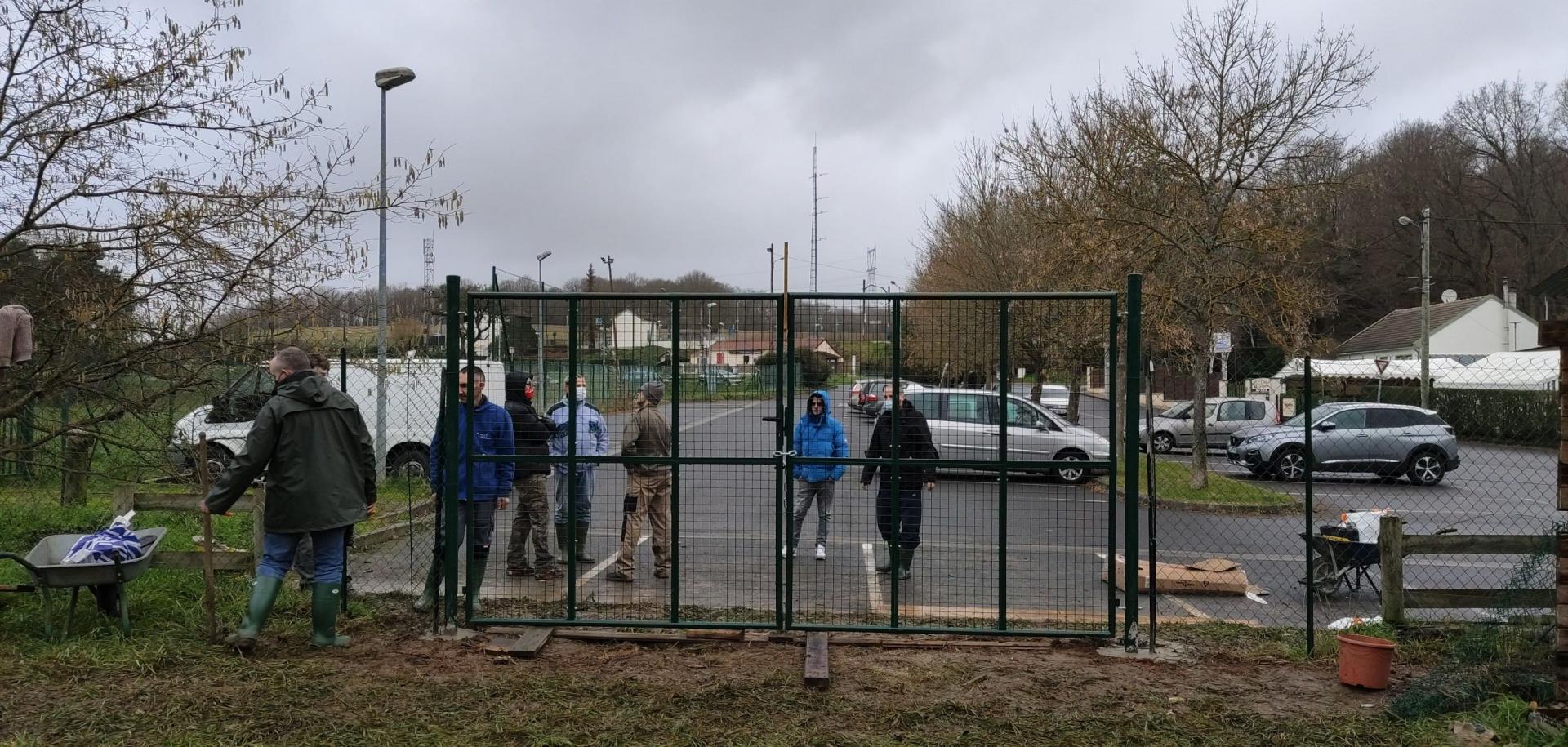 Béton coulé, on a presque fini